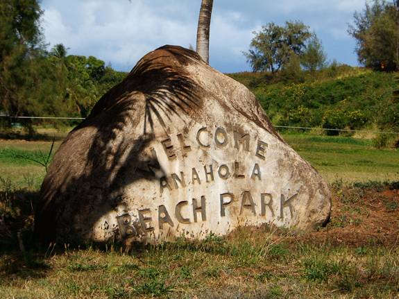 Anahola Beach in Kauai