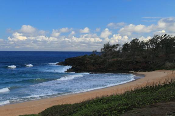 Donkey Beach in Kauai