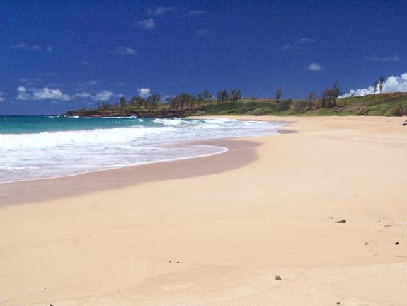 Donkey Beach in Kauai