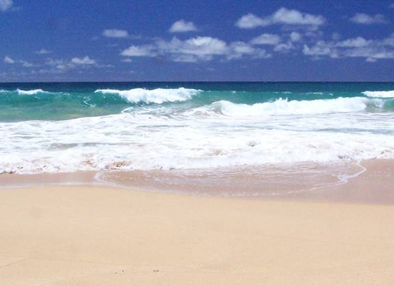 Donkey Beach in Kauai