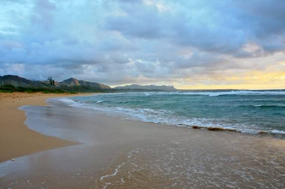 Nukolili Beach in Kauai